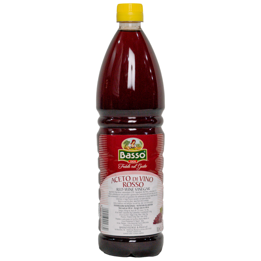 Basso Aceto di Vino Rosso 1l